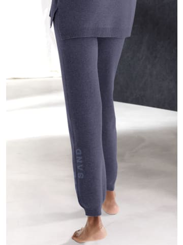 ELBSAND Strickhose in blau meliert