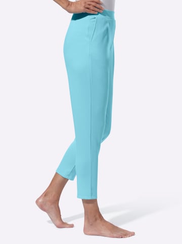 Sieh an! 7/8-Freizeithose in aquamarin