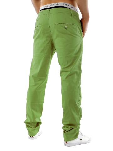 Arizona-Shopping Chino Hose Stretch Jeans Stoffhose in Grasgrün