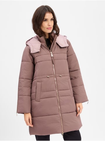 Liu Jo Puffer Mantel in taupe