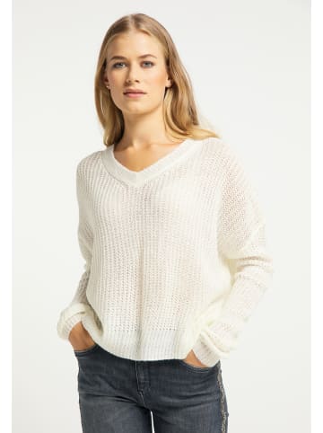 usha BLUE LABEL Strickpullover in Wollweiss