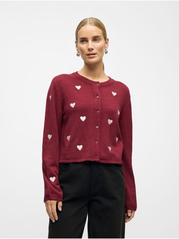 Object Strickjacke in Cabernet