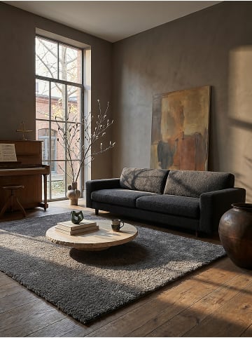 KADIMA DESIGN Shaggy-Teppich Kuschelig DIADEM Weich Wohnzimmer in Dunkelgrau