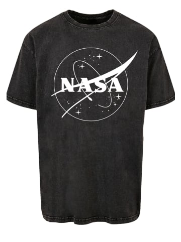 F4NT4STIC Herren Oversize T-Shirt NASA Classic Insignia Logo in schwarz