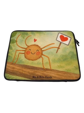 Mr. & Mrs. Panda Laptop Tasche Spinne Agathe Motivation Design o... in Weiß