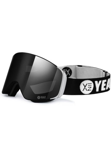 YEAZ APEX magnet-ski-snowboardbrille schwarz/silber in schwarz