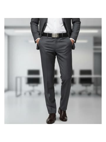 FRONHOFER Ledergürtel Silber in Dunkelbraun