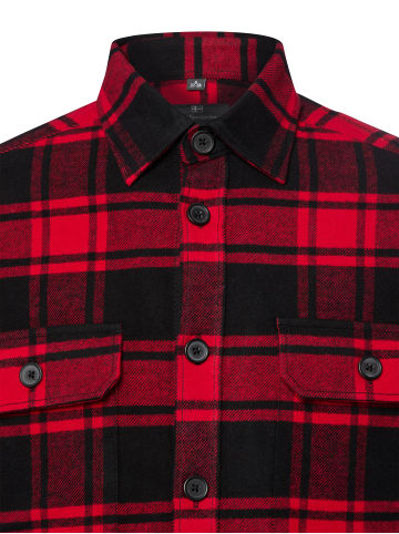 Nils Sundström Hemd in rot schwarz
