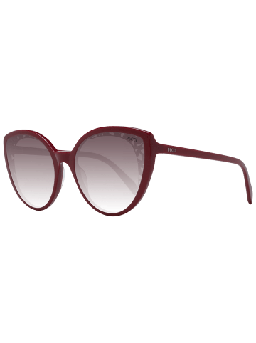 Pucci Frauen Sonnenbrille Schmetterling Rot