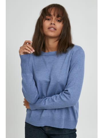 PULZ Jeans Strickpullover PZSARA - 50206033 in blau