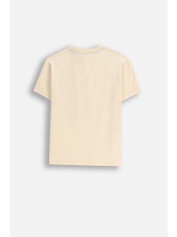 Coccodrillo T-Shirt mit kurzem Ärmel in ecru