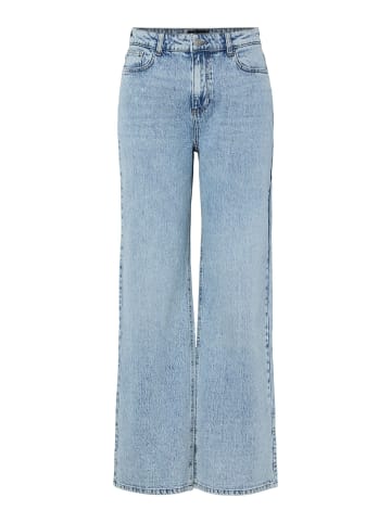 Pieces Straight Fit Jeans in Light Blue Denim