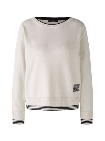 Oui Pullover LEEZA in white black