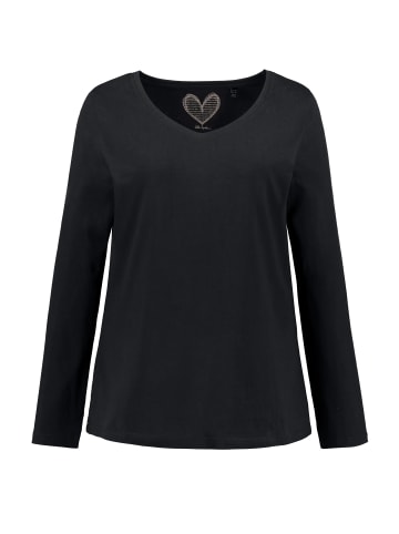 Ulla Popken Shirt in schwarz