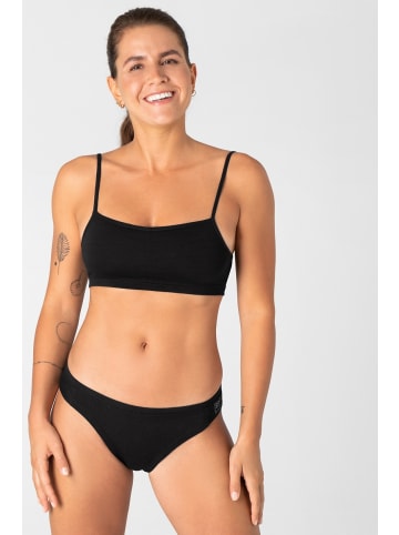 super.natural Merino Bra COSY BRA in schwarz