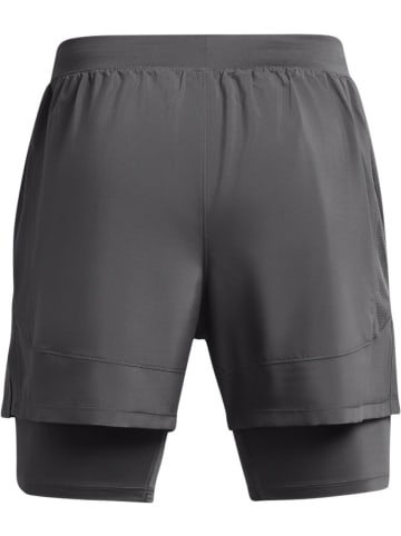 Under Armour Sportshorts "Ua Launch 5'' 2-In-1 Shorts" in Grau