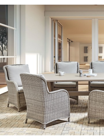 Beliani 2er-Set Sessel CASCAIS in Beige/Grau