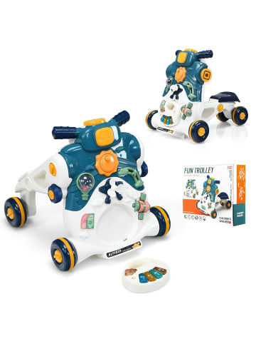 COSTWAY 3 in 1 Lauflernwagen 6-36 Monaten in Blau