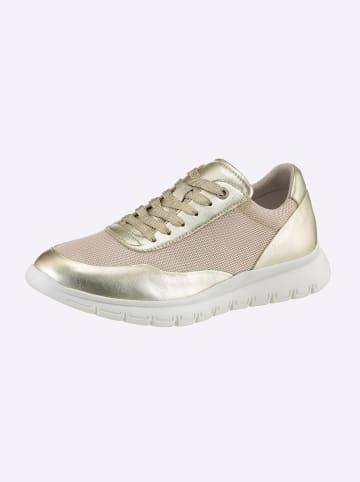 Heine Sneaker in goldfarben-sand