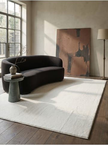 KADIMA DESIGN Läufer Uni rutschhemmend pflegeleicht Wohnzimmer Schlafzimmer Flur in Creme
