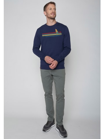 GreenBomb Sweatshirt Nature Hard Surf in Marineblau