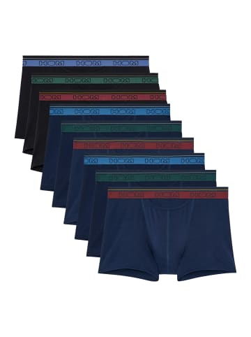 HOM Retro Short / Pant Tiago in Blau / schwarz