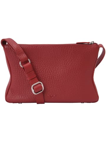 VLD VOi Leather Design Hirsch Umhängetasche Leder 27 cm granat