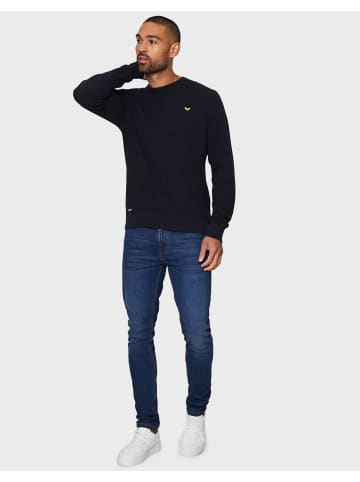 Threadbare Strickpullover Pitkin in Navy / Deep Ocean Twist