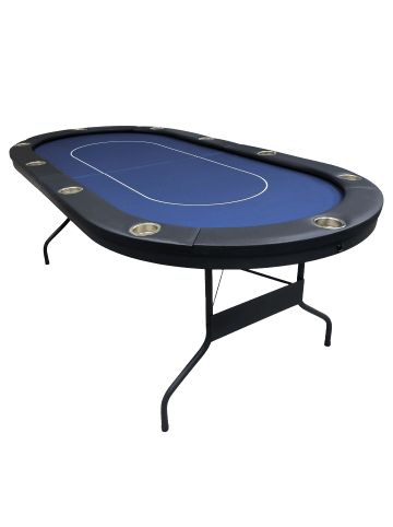 Nordcore Pokertisch Pro Tour 10 in Blau 214x106x78cm