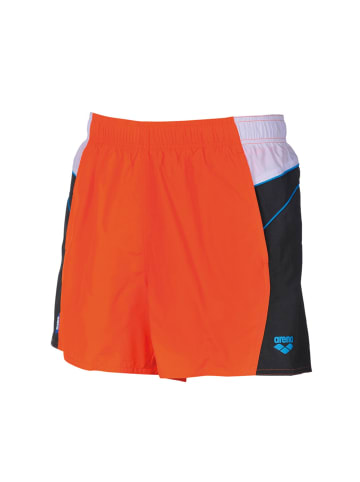 Arena Boardshort mit Mesh-Innenslip in Orange