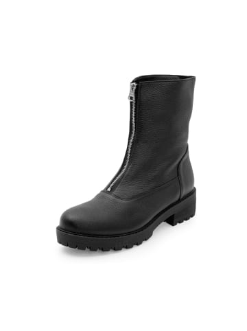 VITAFORM Hirschleder Stiefeletten in schwarz