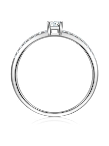 Trilani Ring aus Sterling Silber mit Zirkonia in silber