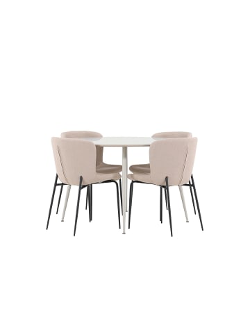 ebuy24 Essgruppe Plaza Beige 120 x 120 cm