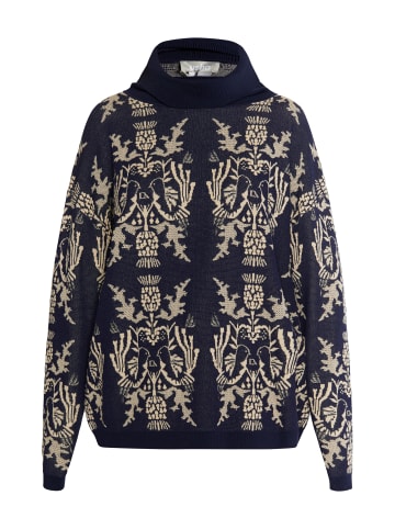 Usha Damen Strickpullover in Marine Creme