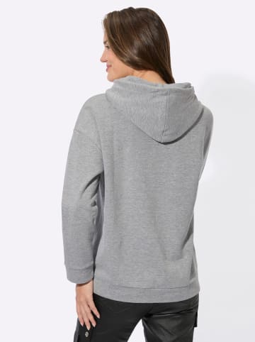 WITT WEIDEN Sweatshirt in grau-meliert
