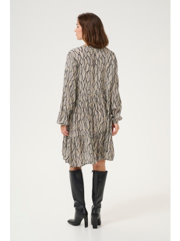 Kaffe Kleid KAevity in Grey/Black Graphic Simili