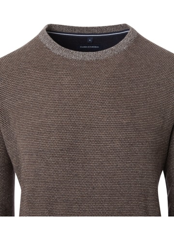 CASAMODA Rundhalspullover für Damen in silber