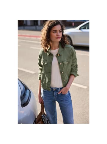 Street One Jeansjacke in olive washed