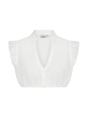Nübler Dirndlbluse Tina Kurzarm in Creme