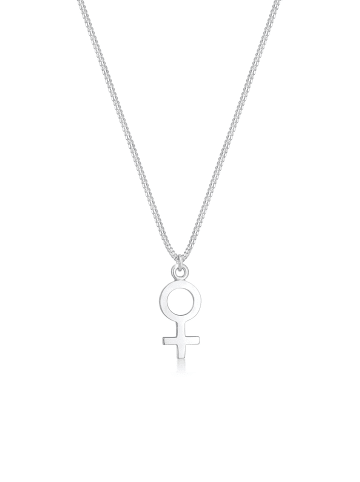 Elli Halskette 925 Sterling Silber Venus-Symbol in Silber