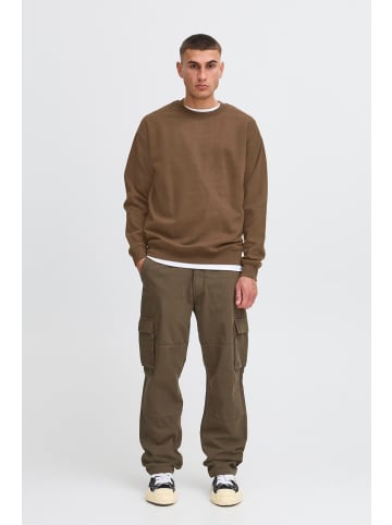 !SOLID Rundhalspullover SDLenz in Braun