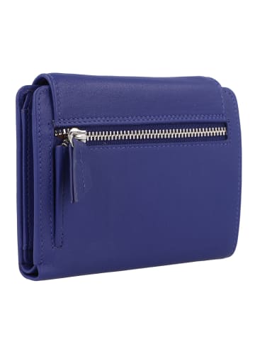 Braun Büffel Joy Geldbörse RFID Schutz Leder 12 cm in indigo violet