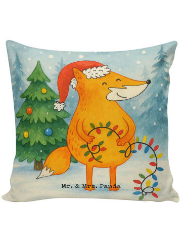 Mr. & Mrs. Panda kuschelkissen 40x40 Fuchs Weihnachten Design oh... in Weiß