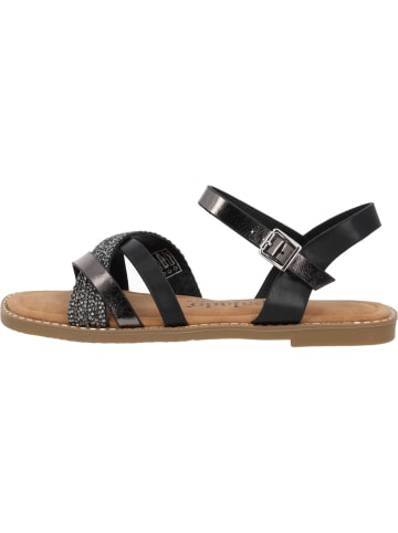 palado Riemchensandalen in black pewter combi