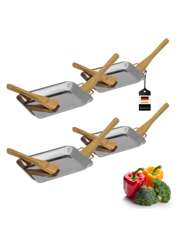 bremermann 4-er-Set Grillpfanne