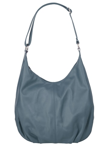 Cluty Shopper echt Leder in blau