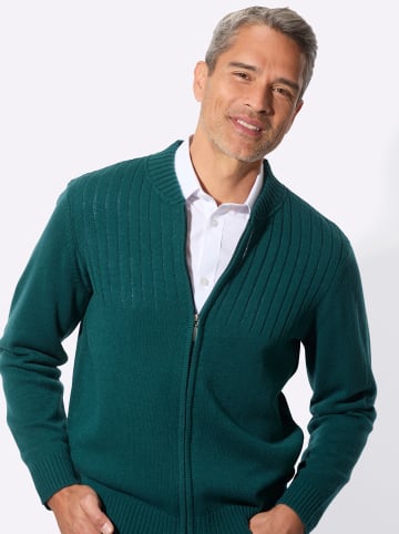 Sieh an! Strickjacke in petrol