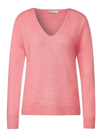 Street One Pullover in legend rose melange