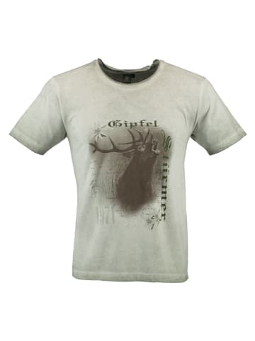 OS-Trachten T-Shirt Lyusop in khaki/schlamm