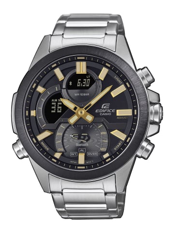 Casio Edifice Herrenuhr Bluetooth Schwarz/Goldfarben